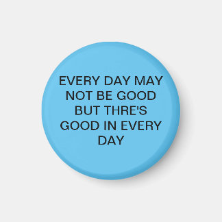 Geweldige prachtig zoet blauw met tekst magneet