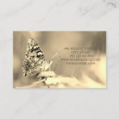 Geweldige, prachtige, fijne vlinder visitekaartje (Achterkant)