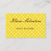 Geweldige prachtige perfecte gele bloemen visitekaartje (Voorkant)