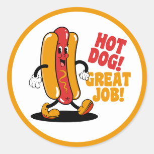 Geweldige prestatie leerling leraar  ronde sticker