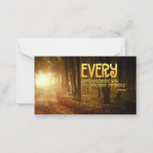 "Geweldige prestaties" Inspirerend Quote Notitiekaartje (Voorkant)