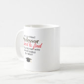 Geweldige Professor Gepersonaliseerde Naam Cadeau Koffiemok (Voorkant links)