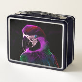 Geweldige pruimengloeipapegaai (Achterkant)