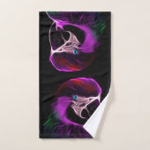 Geweldige pruimengloeipapegaai bad handdoek (Handdoek)