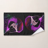 Geweldige pruimengloeipapegaai bad handdoek (Handdoek)
