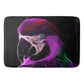 Geweldige pruimengloeipapegaai badmat (Voorkant)