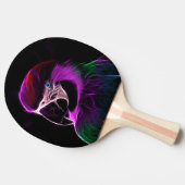 Geweldige pruimengloeipapegaai tafeltennisbatje (Zijkant)