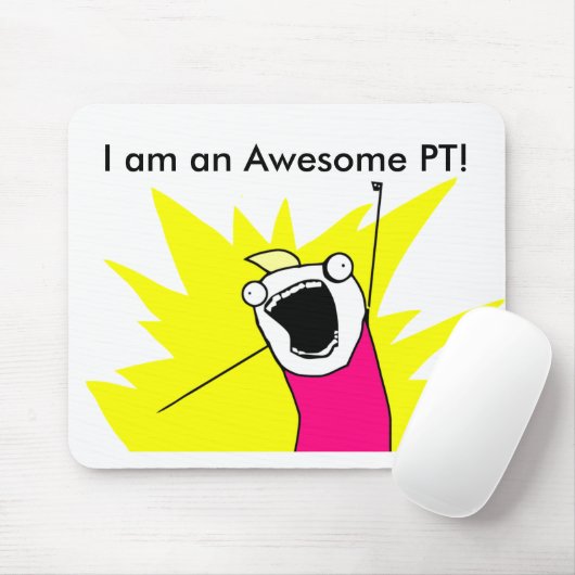 Geweldige PT-mousepad Muismat (Met muis)