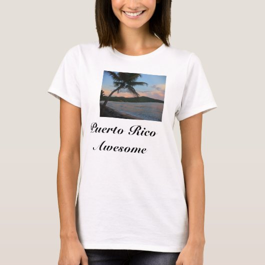 Geweldige Puerto Rico Beach Women's T-shirt (Voorkant)