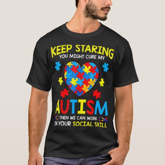 Geweldige Puzzle Piece TShirt Autism Awareness for (Voorkant)