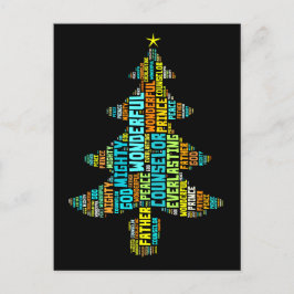 Geweldige raadsman Mighty God Prince of Peace Briefkaart