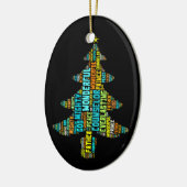 Geweldige raadsman Mighty God Prince of Peace Keramisch Ornament (Links)