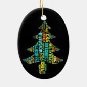 Geweldige raadsman Mighty God Prince of Peace Keramisch Ornament (Achterkant)