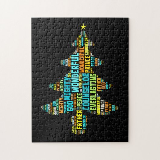 Geweldige raadsman Mighty God Prince of Peace Legpuzzel (Verticaal)