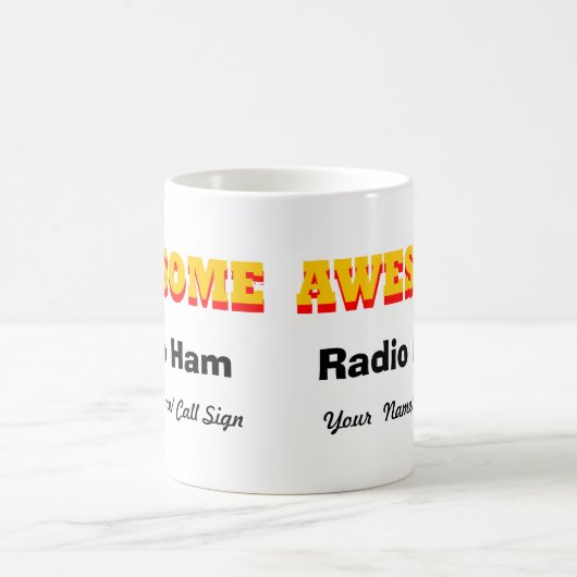 Geweldige radio-ingang koffiemok (Center)