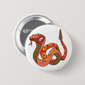 Geweldige Rattlesnake Ronde Button 5,7 Cm (Voorkant /achterkant)