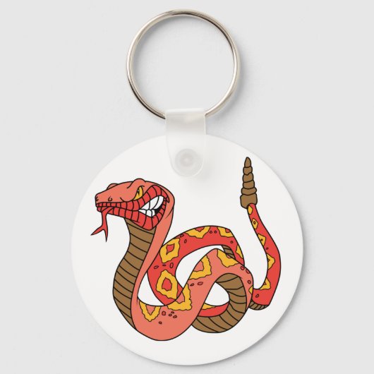 Geweldige Rattlesnake Sleutelhanger (Voorkant)