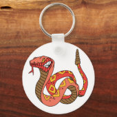 Geweldige Rattlesnake Sleutelhanger (Voorkant)