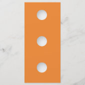 Geweldige receptie, Fabulous Ball Golfer-menu Menu (Achterkant)