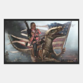 GEWELDIGE RECHTHOEKIGE STICKER (Voorkant)