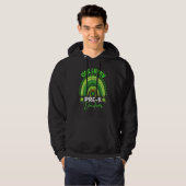 Geweldige regenboog St Patricku2019s Day Love Pre- Hoodie (Voorkant volledig)