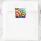 Geweldige regenboog sticker (Tas)