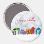 Geweldige, regenboogkerstcadeautjes magneet (Voorkant / Achterkant)