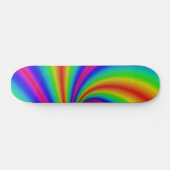 Geweldige regenboogpatroon persoonlijk skateboard (Horizontaal)