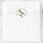 Geweldige reis ronde sticker (Tas)