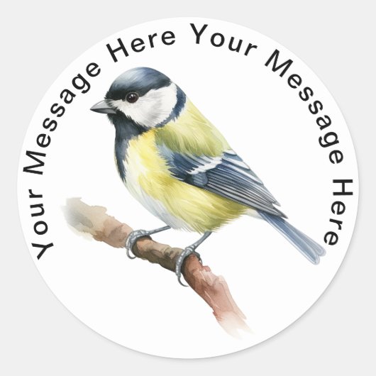 Geweldige reis ronde sticker (Voorkant)