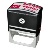 "Geweldige resultaten!" Bevestiging Rubberstempel Zelfinktende Stempel (Product)