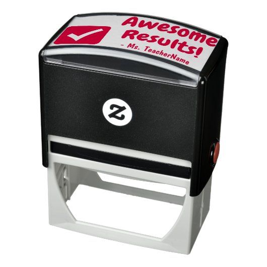 "Geweldige resultaten!" Bevestiging Rubberstempel Zelfinktende Stempel (Product)
