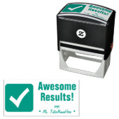 "Geweldige resultaten!" Bevestiging Rubberstempel Zelfinktende Stempel (In situ)