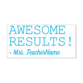 geweldige RESULTATEN! Tutor Feedback Rubber Stempe Zelfinktende Stempel (Design)