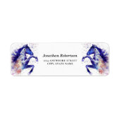 Geweldige retouradres Waterverf Etiket (Voorkant)