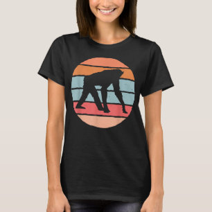 Geweldige Retro Chimpansee Ontwerp Apenkostuum T-shirt