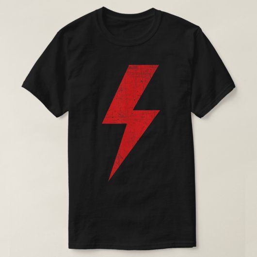 Geweldige Retro Distress Front ' Rood achterlicht T-shirt (Design voorkant)