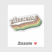 Geweldige retro sticker (Vel)