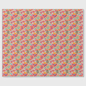 Geweldige retro tegelpatroon inpakpapier (Vlak)