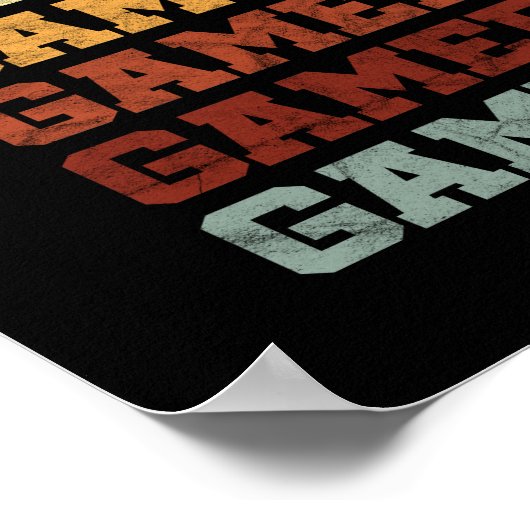 Geweldige Retro  videoband Poster (Hoek)