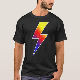 Geweldige Retro voor- en ACHTERKOUDE WARMTE & WHIT T-shirt