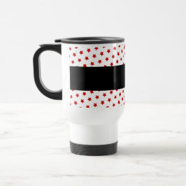 Geweldige rode sterren van de TEACHER A02 Reisbeker