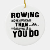 Geweldige roeien keramisch ornament (Voorkant)