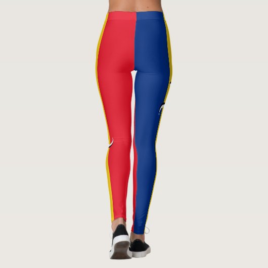 Geweldige Roemeense vlag Leggings (Achterkant)