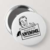 GEWELDIGE RONDE BUTTON 4,0 CM (Voorkant /achterkant)