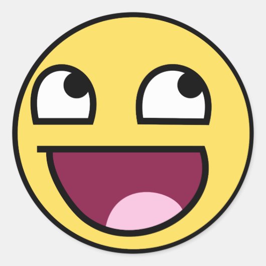 geweldige ronde sticker (Voorkant)