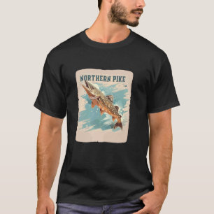 Geweldige roofvis kostuum voor de visserij liefheb t-shirt