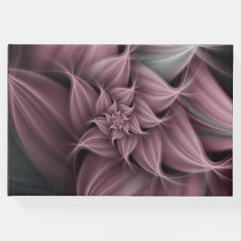 Geweldige Roos Bloem Fractal Informatie Wervelkolo Gastenboek