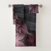 Geweldige Roos Flower Fractal Bad Handdoek (Insitu)