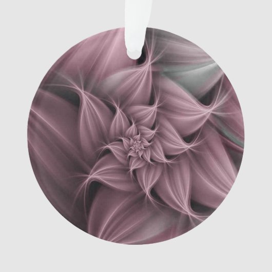 Geweldige Roos Flower Fractal Ornament (voorkant)